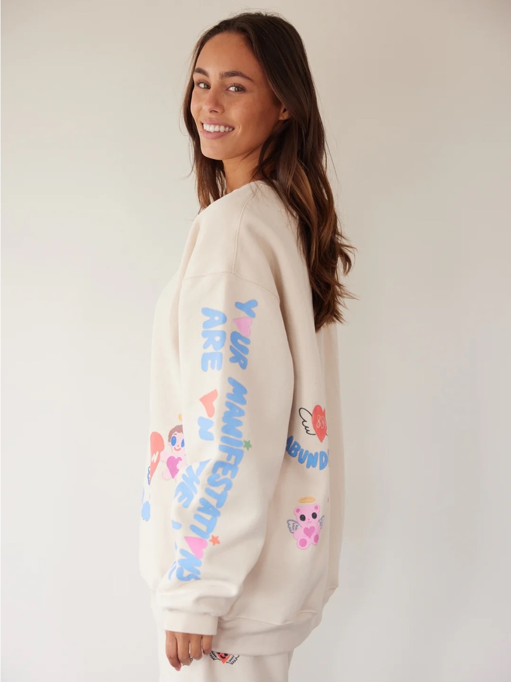 ISCREAMCOLOUR x THE MAYFAIR GROUP Angels All Around Sweatshirt & Sweatpant Set